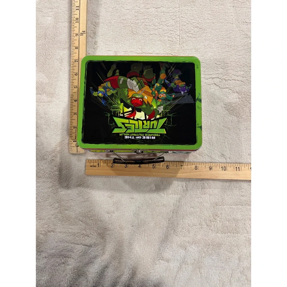 Nickelodeon TMNT Lunch Box Green Good Rise of the Teenage Mutant Ninja Turtles